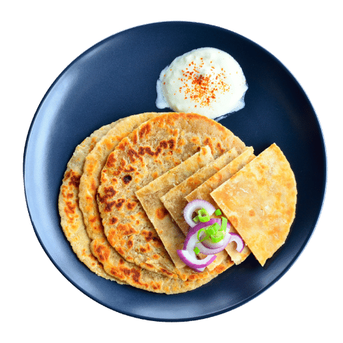 Aloo Pyaaz Paratha - Khao Piyo