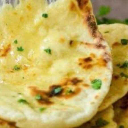 Cheese and Garlic Naan