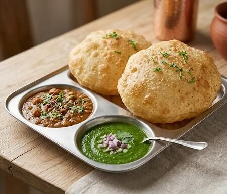 Chole Bhature Thali